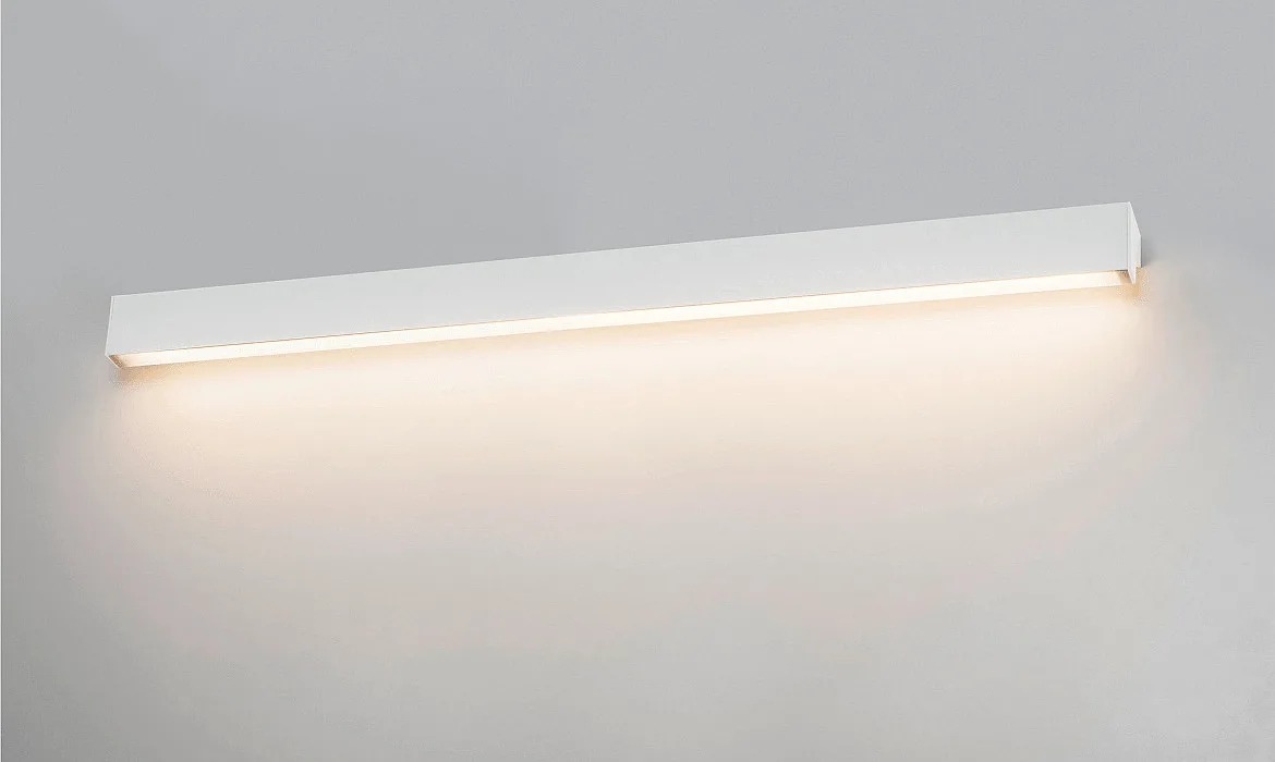 SLV LED Wall luminaire / Mirror luminaire L-LINE 120, 19W 3000K 1650lm 120°, IP44, white SLV LED Wall luminaire / Mirror luminaire L-LINE 120, 19W 3000K 1650lm 120°, IP44, white