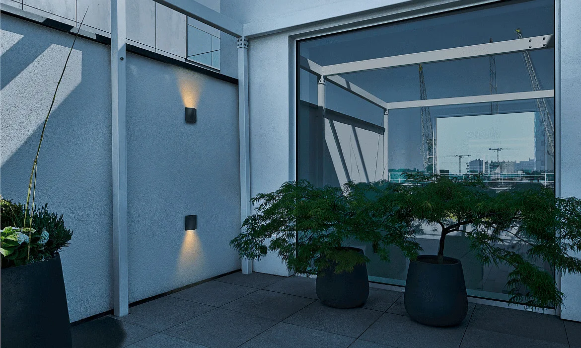 SLV LED Outdoor Wall luminaire VILUA I WL, IP54, 16W 3000K 405lm 100°, anthracite SLV LED Outdoor Wall luminaire VILUA I WL, IP54, 16W 3000K 405lm 100°, anthracite