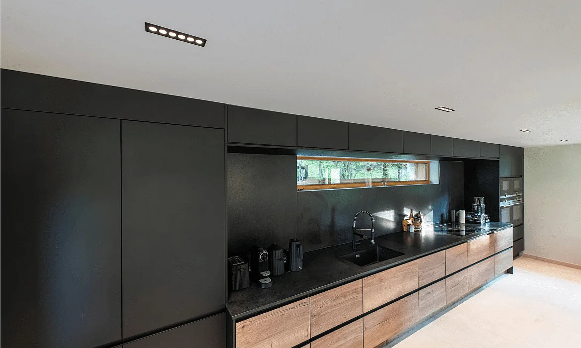 SLV Ceiling recessed luminaire MILANDOS 6, 45°, 3000K, black SLV Ceiling recessed luminaire MILANDOS 6, 45°, 3000K, black