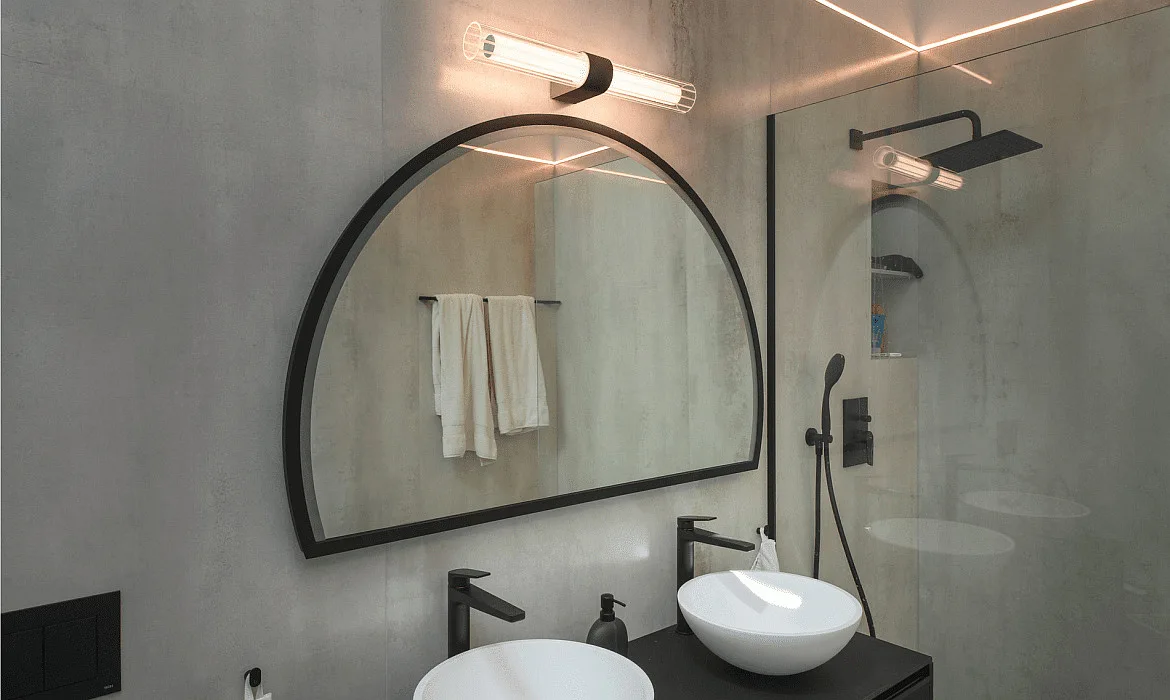 SLV Luminaria de pared LYGANT DOUBLE IP44, negro SLV Luminaria de pared LYGANT DOUBLE IP44, negro