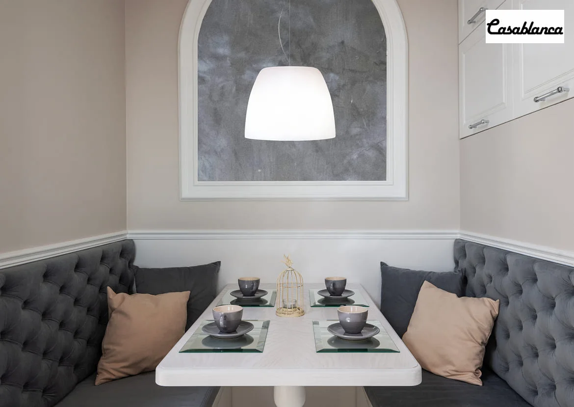 Casablanca Pendant luminaire MARA, E27, IP20, opal white matt Casablanca Pendant luminaire MARA, E27, IP20, opal white matt