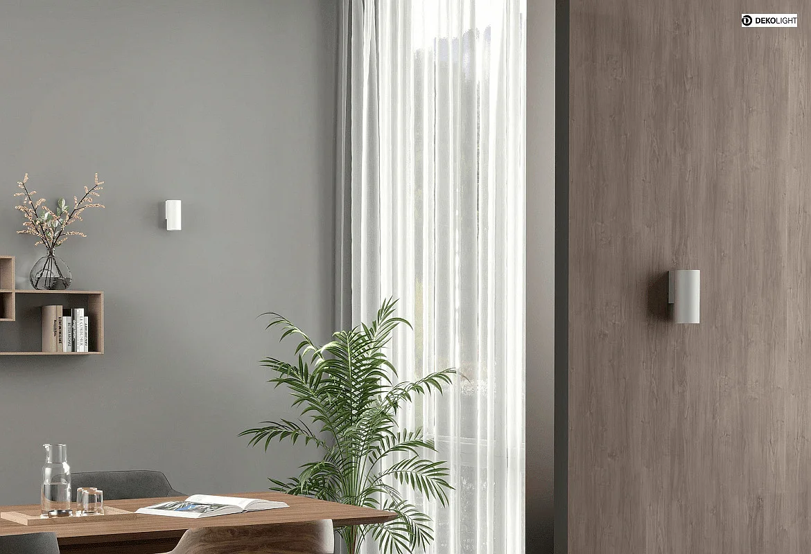 Deko-Light Luminaria de pared CAN UP OR DOWN de 1 llama, rígido GU10 IP20, blanco Deko-Light Luminaria de pared CAN UP OR DOWN de 1 llama, rígido GU10 IP20, blanco