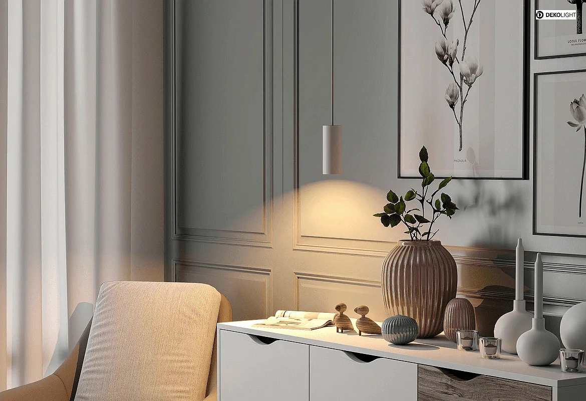 Deko-Light Luminaria colgante CAN 150 abajo, cilíndrico, directa GU10 IP20, blanco Deko-Light Luminaria colgante CAN 150 abajo, cilíndrico, directa GU10 IP20, blanco