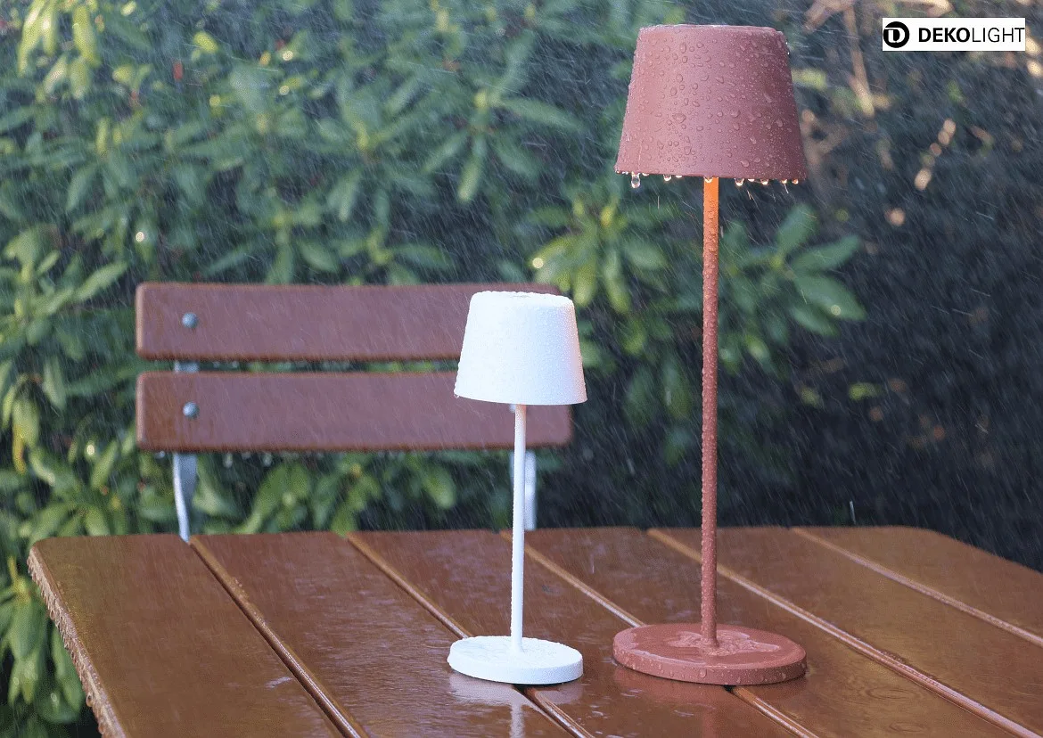 Deko-Light battery table lamp CANIS CCT Switch, with touch dimmer, without charger IP65, mat, terracotta dimmable Deko-Light battery table lamp CANIS CCT Switch, with touch dimmer, without charger IP65, mat, terracotta dimmable