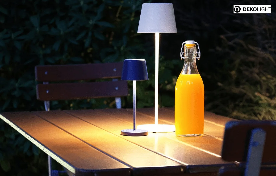 Deko-Light battery table lamp CANIS CCT Switch, with touch dimmer, without charger IP65, mat, traffic white dimmable Deko-Light battery table lamp CANIS CCT Switch, with touch dimmer, without charger IP65, mat, traffic white dimmable