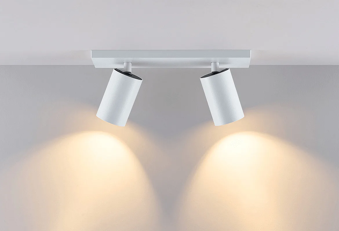 Deko-Light Luminaria de techo CAN TILT SQUARE BASE 30.5CM MIX'N MATCH 1/3 de 2 llamas, angular, sin pantalla, giro cardánico GU10 IP20 Deko-Light Luminaria de techo CAN TILT SQUARE BASE 30.5CM MIX'N MATCH 1/3 de 2 llamas, angular, sin pantalla, giro cardánico GU10 IP20