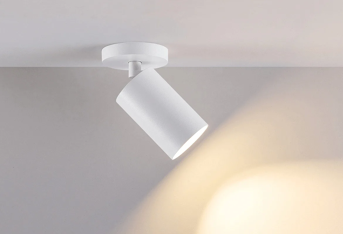 Deko-Light Luminaria de techo CAN TILT ROUND BASE Ø 8CM MIX‘N MATCH de 1 llama, redondo, sin pantalla, giro cardánico GU10 IP20, blanco Deko-Light Luminaria de techo CAN TILT ROUND BASE Ø 8CM MIX‘N MATCH de 1 llama, redondo, sin pantalla, giro cardánico GU10 IP20, blanco