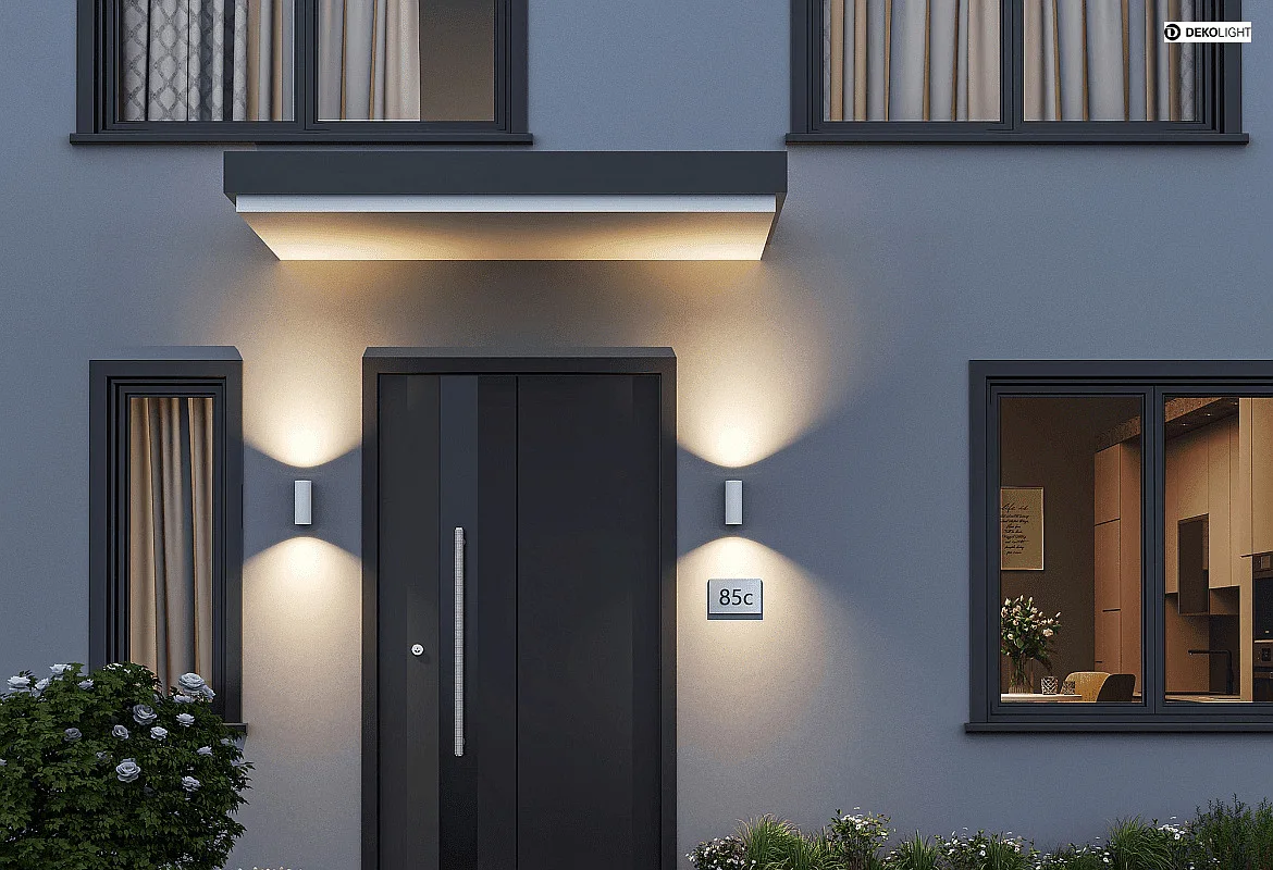 Deko-Light Luminaria de pared para exteriores CAN OUTDOOR UP & DOWN Arriba-Abajo, de 2 llamas, cilíndrico, rígido GU10 IP65, blanco Deko-Light Luminaria de pared para exteriores CAN OUTDOOR UP & DOWN Arriba-Abajo, de 2 llamas, cilíndrico, rígido GU10 IP65, blanco