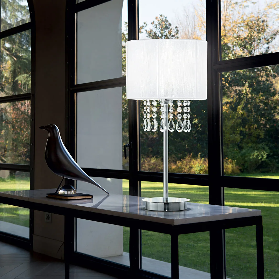 Ideal Lux Table lamp OPERA TL1, E27, white Ideal Lux Table lamp OPERA TL1, E27, white