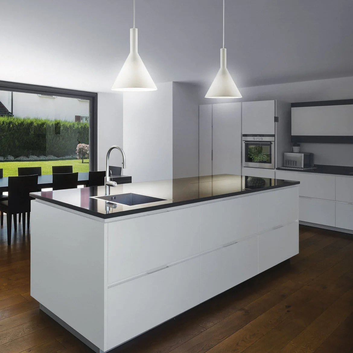 Ideal Lux Pendant luminaire COCKTAIL SP1 BIG, 1 flame, E27, white Ideal Lux Pendant luminaire COCKTAIL SP1 BIG, 1 flame, E27, white