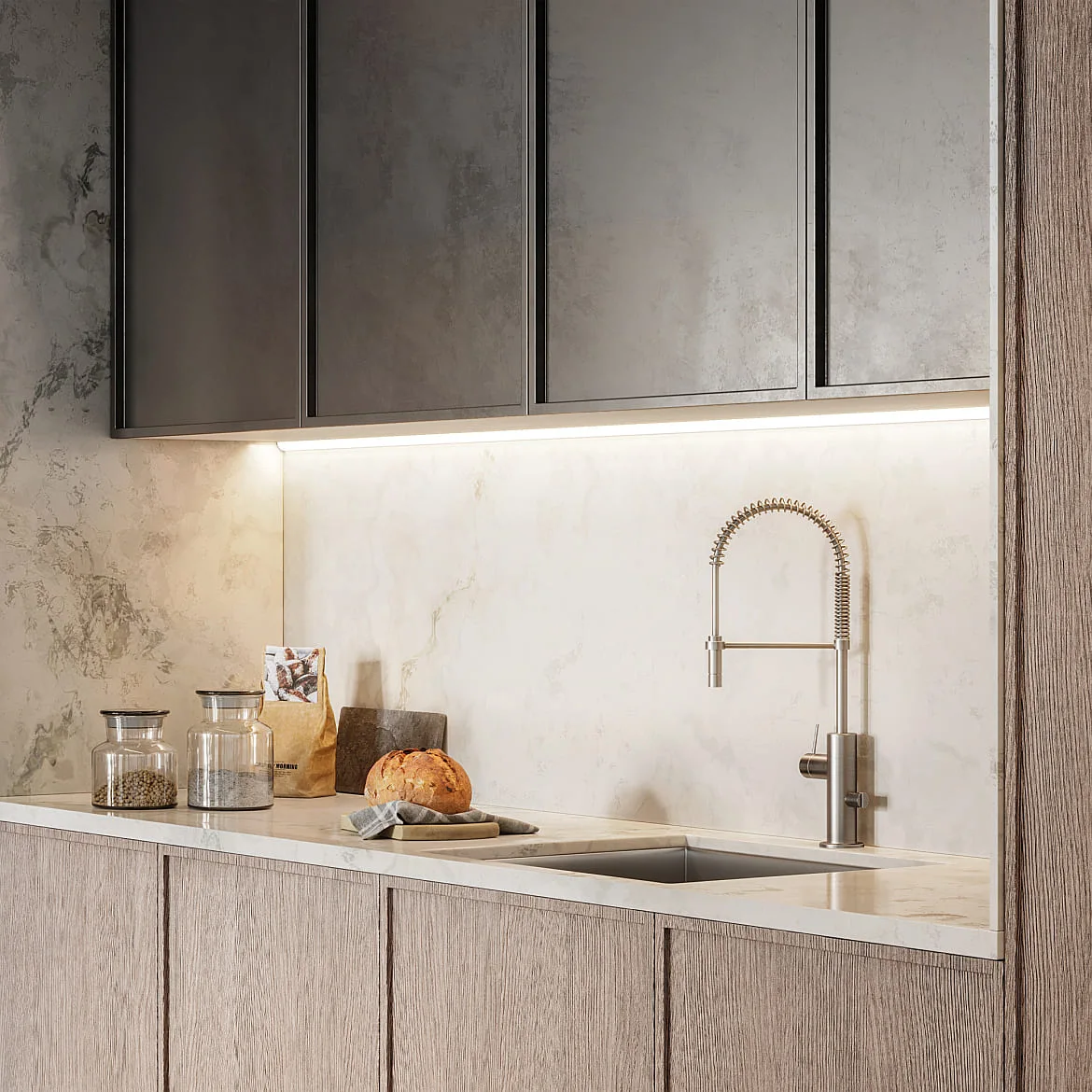 Ideal Lux Perfil de montaje SLOT SURFACE, blanco Ideal Lux Perfil de montaje SLOT SURFACE, blanco