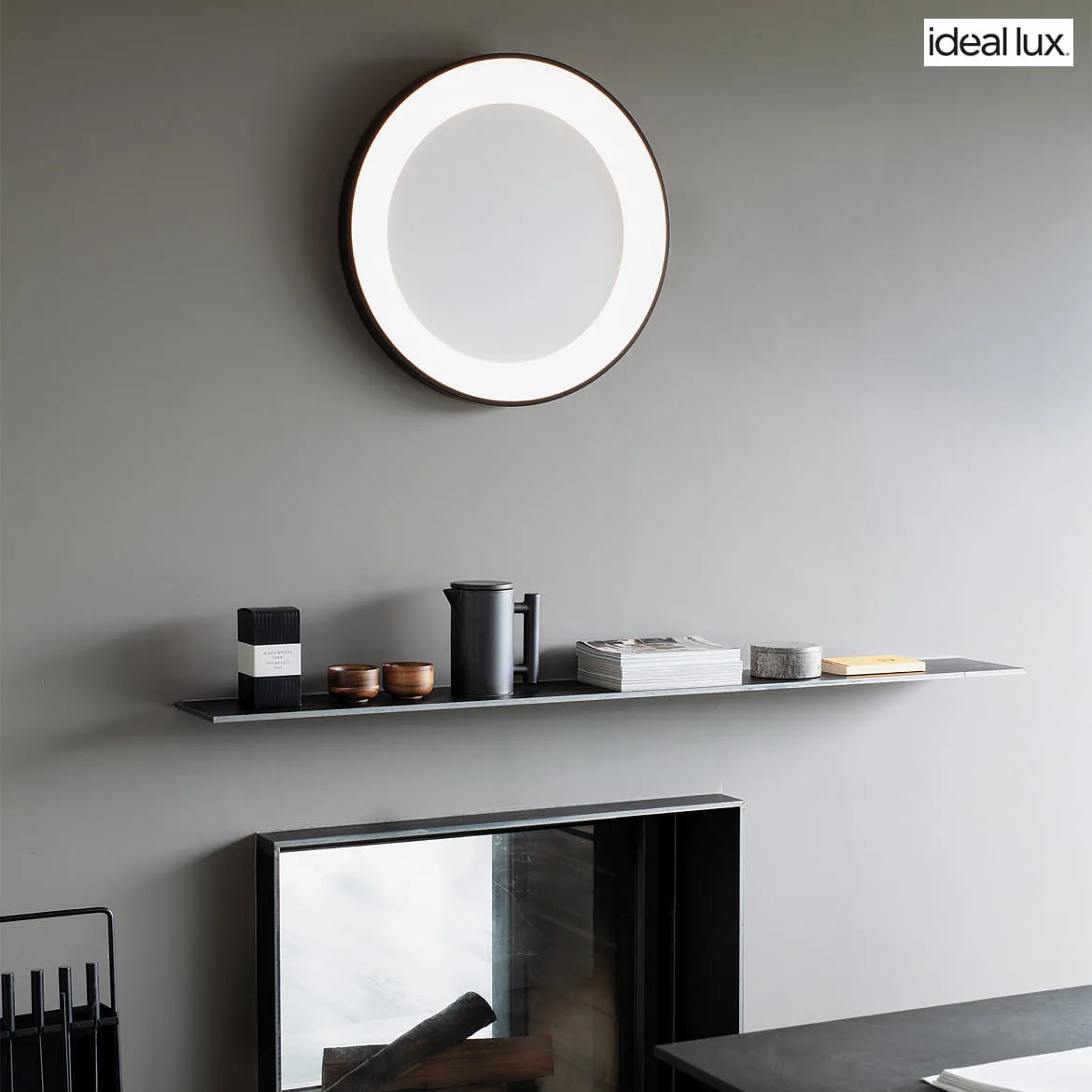 Ideal Lux Luminaria de techo PLANET 60 IP20, negro Ideal Lux Luminaria de techo PLANET 60 IP20, negro