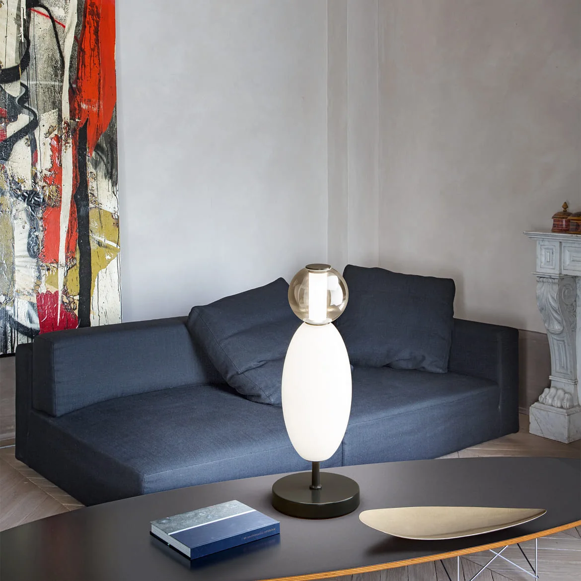 Ideal Lux Luminaria de mesa LUMIERE IP20, blanco Ideal Lux Luminaria de mesa LUMIERE IP20, blanco