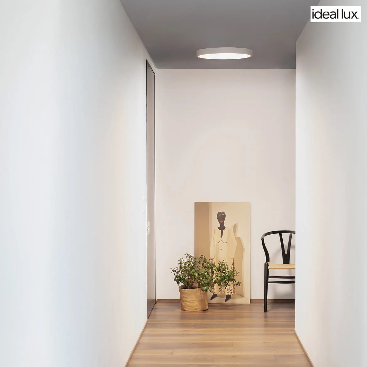 Ideal Lux Luminaria de techo RAY 60 IP44, blanco regulable Ideal Lux Luminaria de techo RAY 60 IP44, blanco regulable