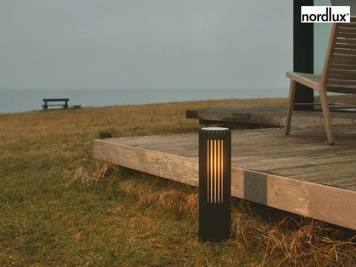 Nordlux Luminaria para balizas ALUDRA 45 E27 IP44, seaside negro regulable Nordlux Luminaria para balizas ALUDRA 45 E27 IP44, seaside negro regulable