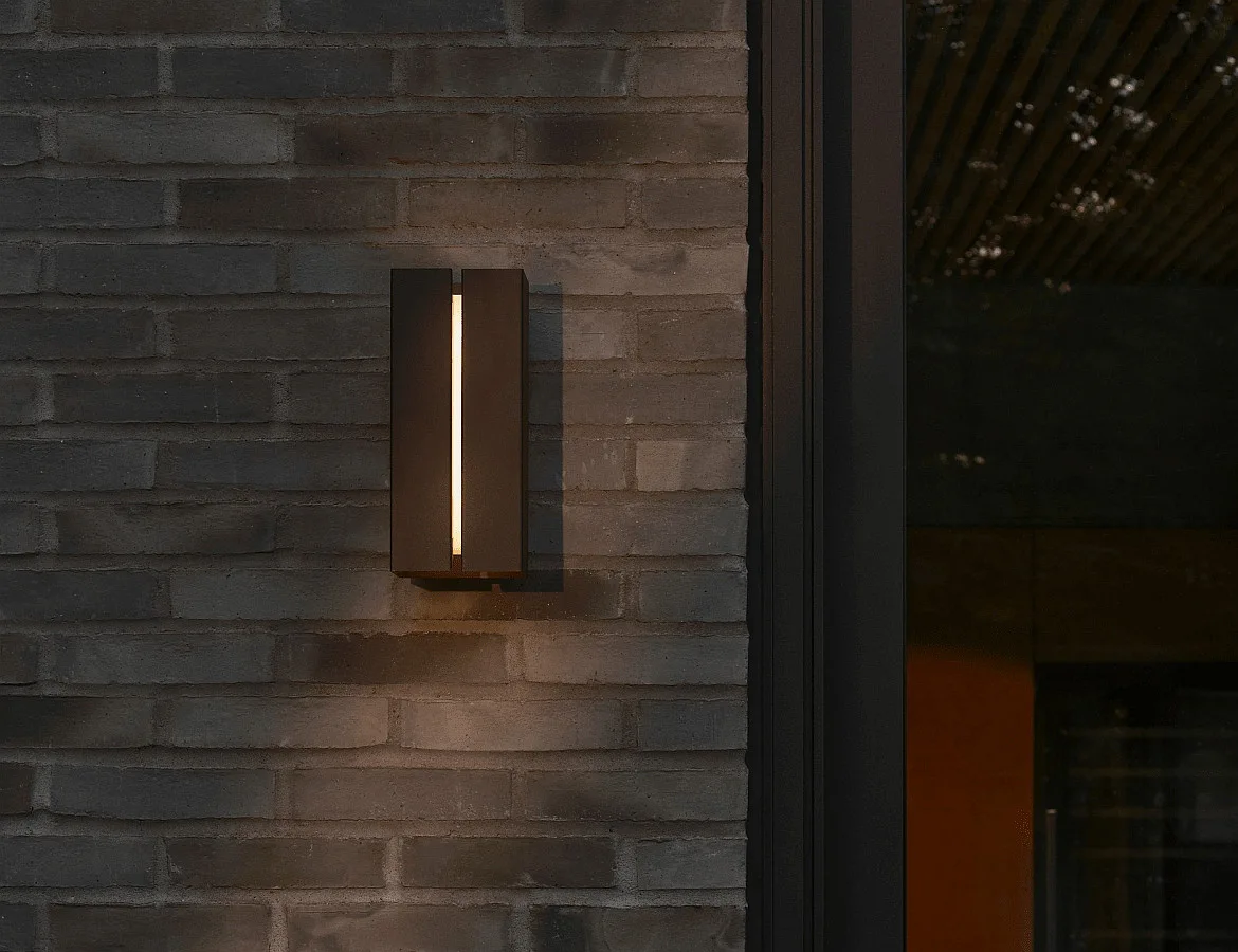 Nordlux outdoor wall luminaire CLARINI E27 IP54, seaside black dimmable Nordlux outdoor wall luminaire CLARINI E27 IP54, seaside black dimmable