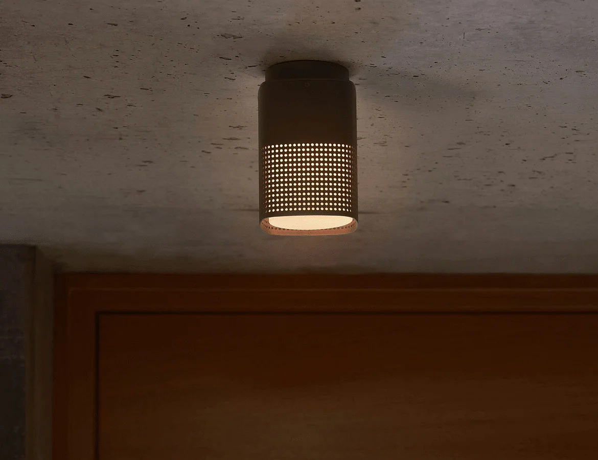 Nordlux outdoor ceiling luminaire SIDARA CL square, perforated, sea-air resistant, with lamp socket E27 IP54, seaside black Nordlux outdoor ceiling luminaire SIDARA CL square, perforated, sea-air resistant, with lamp socket E27 IP54, seaside black