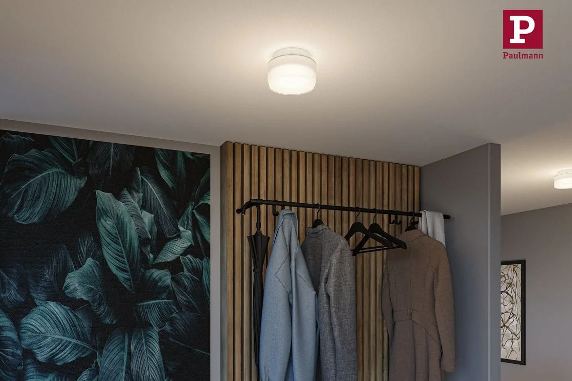 Paulmann bath luminaire MARO round IP44, mat, white Paulmann bath luminaire MARO round IP44, mat, white