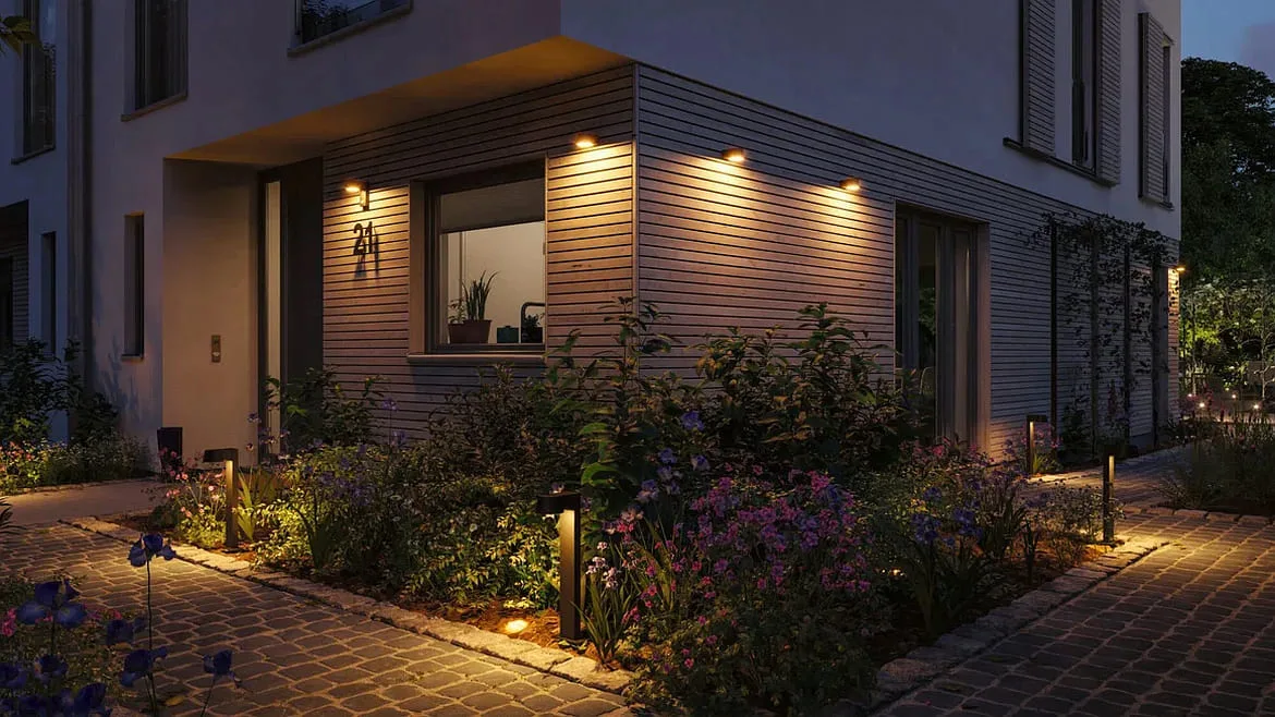 Paulmann Luminaria de pared para exteriores CAPEA conmutable, insect-friendly IP44, antracita Paulmann Luminaria de pared para exteriores CAPEA conmutable, insect-friendly IP44, antracita