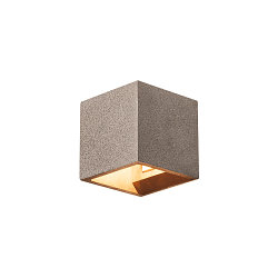 Luminaria de pared SOLID CUBE G9, negro 