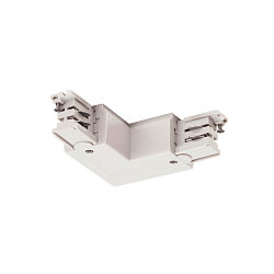 Conector en L trif�sico S-TRACK ON/OFF versi�n de montaje en superficie, tierra afuera, con posibilidad de alimentaci�n