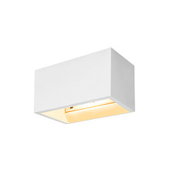 Luminaria de pared PLASTRA QT-DE12 WL R7s 118mm, blanco