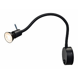 Luminaria de pared DIO FLEX PLATE QPAR 51 WL GU10 IP20, negro
