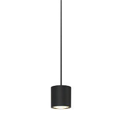 Luminaria colgante OCCULUS PD SINGLE DTW Dim-To-Warm IP20, negro, transparente regulable