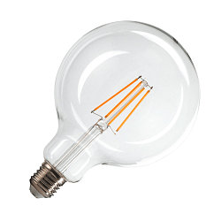 Bombilla filamento Globe G125 CLEAR regulable G125 claro E27 7,5W 800lm 2700K 320� CRI >90 regulable