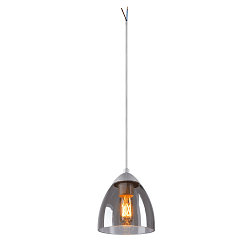Luminaria colgante PARA CONE GL GU10 GU10 IP20, transparente, blanco