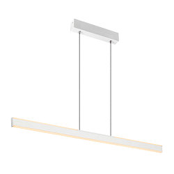 Luminaria colgante ONE LINEAR 100 PHASE UP/DOWN IP20, blanco regulable
