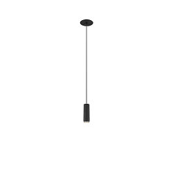 pendant luminaire LALU� MIX&MATCH built-in version IP20, black dimmable