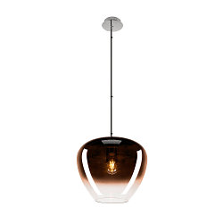 Luminaria colgante PANTILO CONVEX 40 E27 IP20, cromo