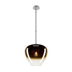 Luminaria colgante PANTILO CONVEX 40 E27 IP20, cromo
