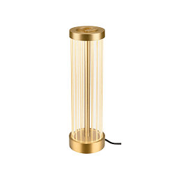 Luminaria de mesa QUIMERA - PHASE cil�ndrico, CCT Switch, conmutable IP20, lat�n 
