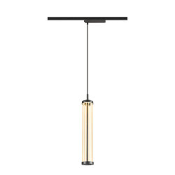 Luminaria colgante de 1 fase QUIMERA PHASE cil�ndrico IP20, negro regulable
