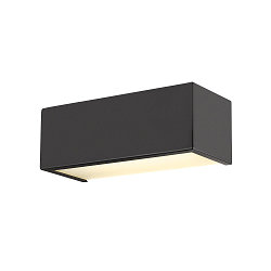 Luminaria de pared CHROMBO - PHASE cuadrado IP20, negro regulable