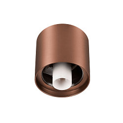Luminaria de techo VARYT sin pantalla E14 IP44, color cobre regulable
