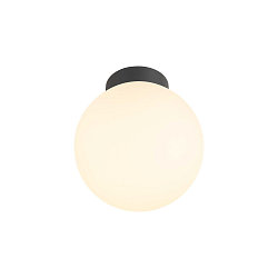 Luminaria de techo SUN 20 redondo E27 IP20, negro regulable