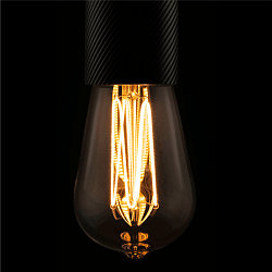 Filamento luminoso RUSIKA SOFT CAGE - PHASE ST64 claro E27 6W 2222K 330� regulable