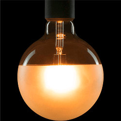 L�mpara LED GLOBE 125 HALF MOON - PHASE G125 mate E27 6,5W 650lm 2700K 330� CRI 90-100 regulable