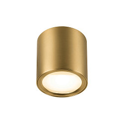 Luminaria de techo OCULUS PHASE DTW redondo, Dim-To-Warm, ajustable, con la �ptica del lente IP20, lat�n cepillado regulable