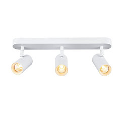 Luminaria de pared y techo NOBLO� TRIPLE PHASE de 3 llamas, cil�ndrico, giro card�nico IP20, blanco regulable