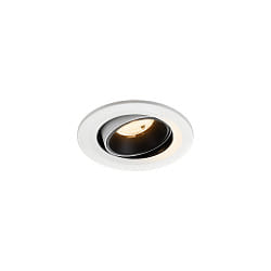 Luminaria empotrable para techos NUMINOS� MOVE S giratorio, apto para puestos de trabajo VDU IP20, negro, blanco regulable