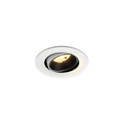 Luminaria empotrable para techos NUMINOS� MOVE S giratorio, apto para puestos de trabajo VDU IP20, negro, blanco regulable