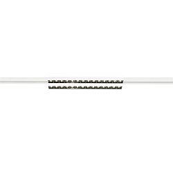 3-phase spot SIGHT EVO DOUBLE square IP20, black, white, lacquered 