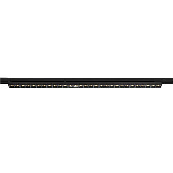 3-phase spot SIGHT EVO SINGLE square IP20, black, lacquered dimmable