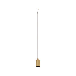 Luminaria colgante FITU PD RIBBED E27 IP20, dorado regulable