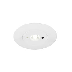 Luminaria empotrable para techos P-LIGHT redondo IP20, blanco 