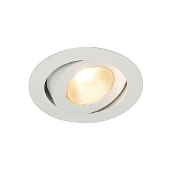 Luminaria empotrable CONTONE ROUND giratorio, blanco regulable 16W 890lm 30� 30� CRI 90